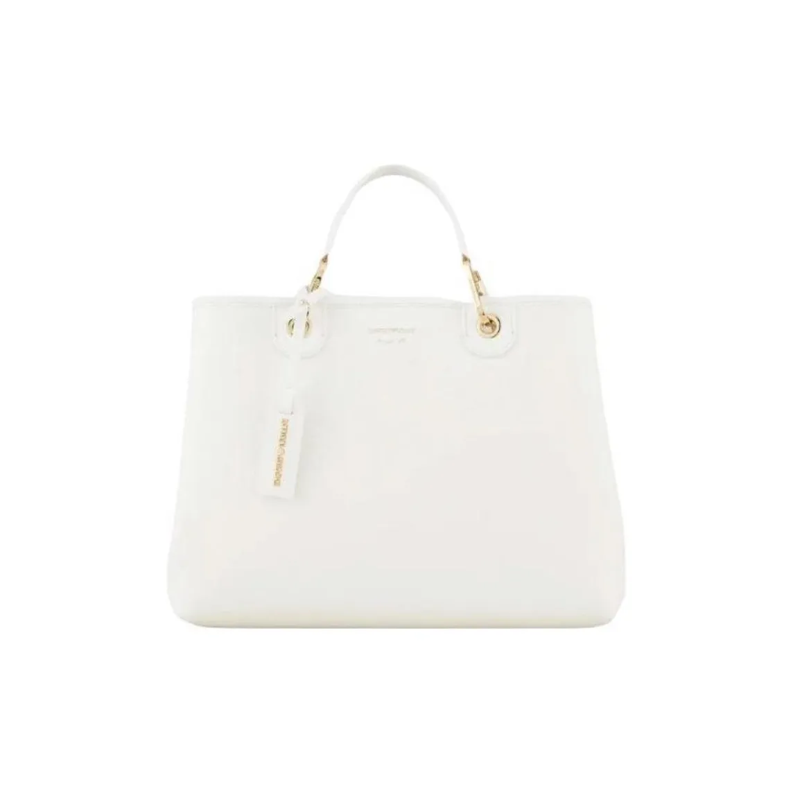 EMPORIO ARMANI PU Handbag Tubas Women's White
