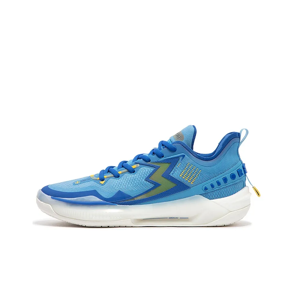 361° BIG3 5.0 Quick PRO Basketball Shoes Men's Low Top University Blue/Numbers Blue
