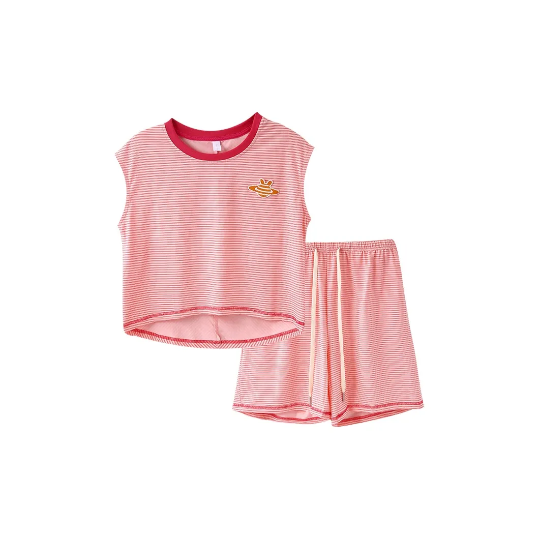 Fun Rabbit Пижамный комплект Женские Звезда Розовый