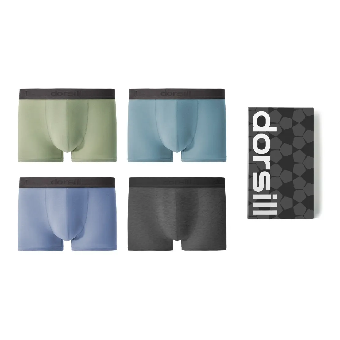 Dorsill Трусы Мужские 4 Пачки Подарочный Набор Коробка