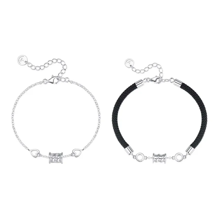 KADER 925 Sterling Silver Bracelets Unisex