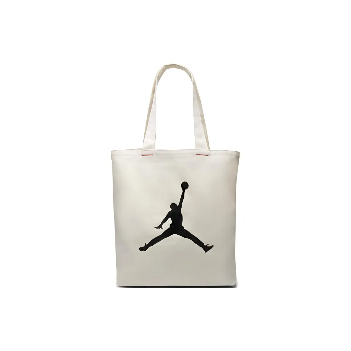Jordan Canvas Cotton Tote Bag Shopping Bag Canvas Bag Shoulder Bag Handbag Unisex White