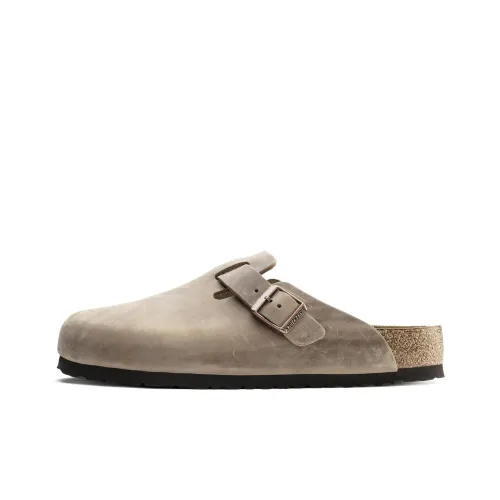 Birkenstock Бостон Домашние тапочки Серо-коричневый Унисекс
