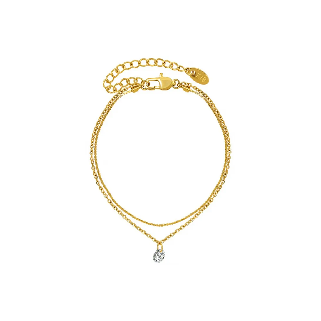 VERENA REINE Титановые стальные браслеты на щиколотку для женщин