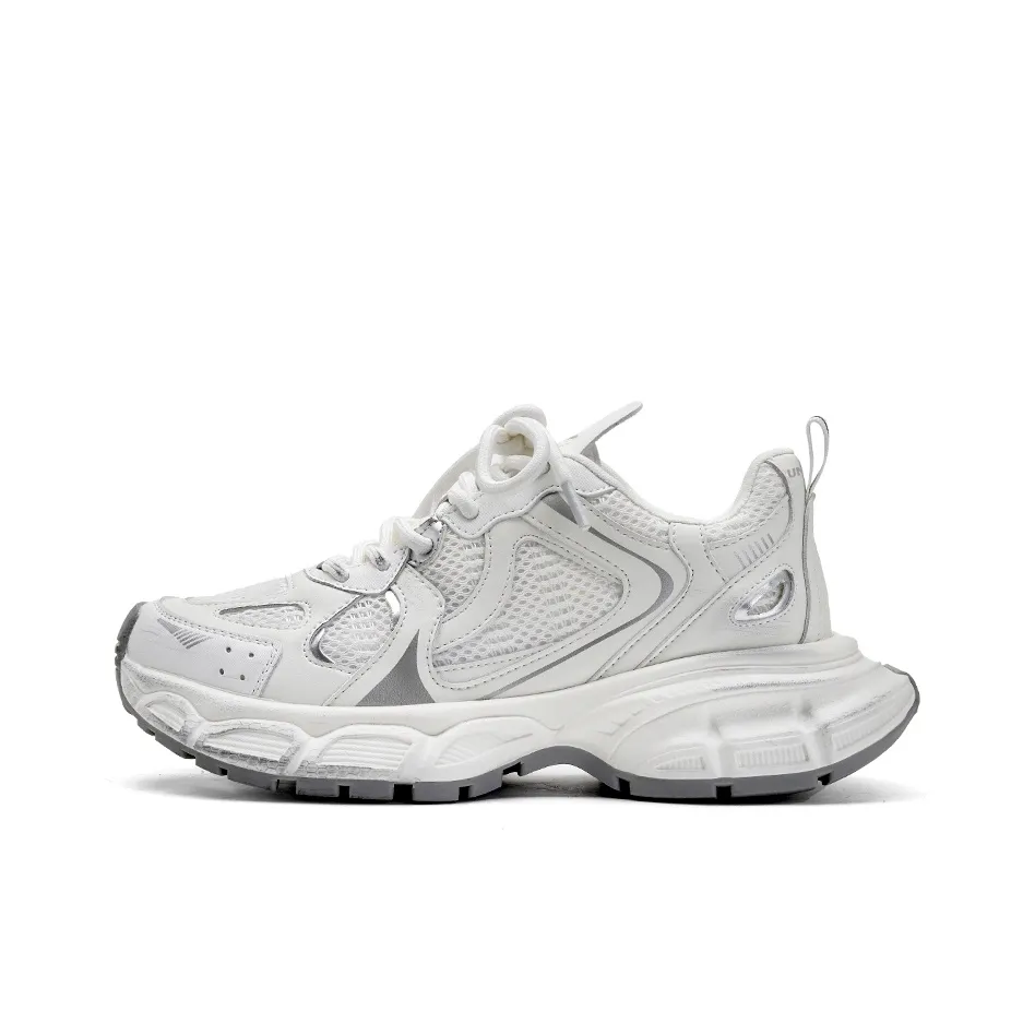 UNCLEWEN Slip-Resistant Breathable Height Increasing Low-Top Chunky Sneakers Women's