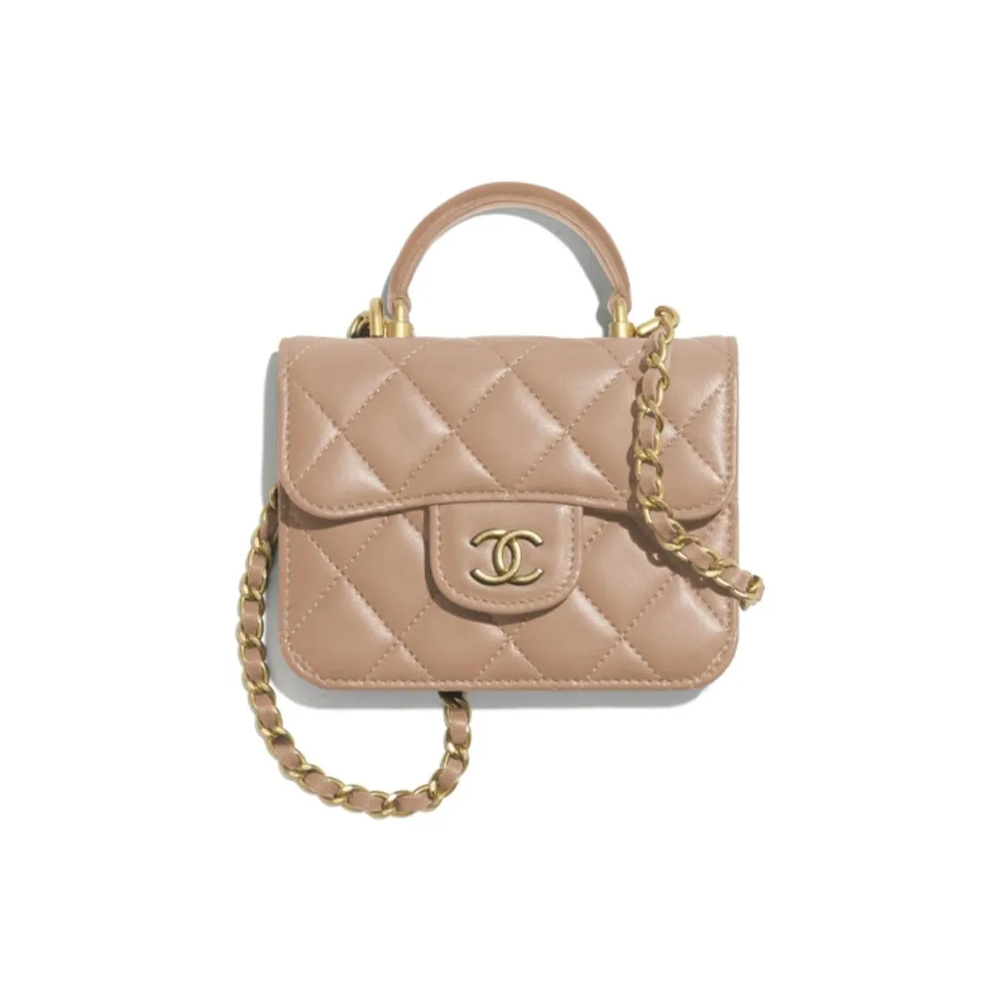 CHANEL Lambskin Flap Bag, Coin Purse, Shoulder Bag, Crossbody Bag Women's