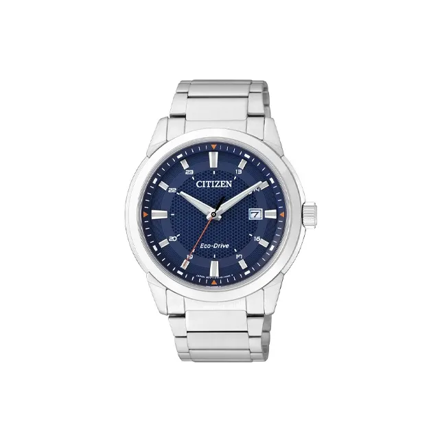 CITIZEN Светильник Кварцевый механизм Нержавеющая сталь Ремешок Часы 41 мм Мужские часы Синий циферблат