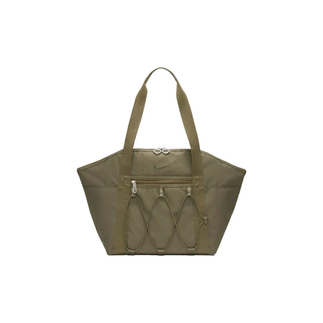 nike Ткань Тоут Сумка Сумка для покупок Сумка на плечо Сумка обычная Женская Оливково-зеленая