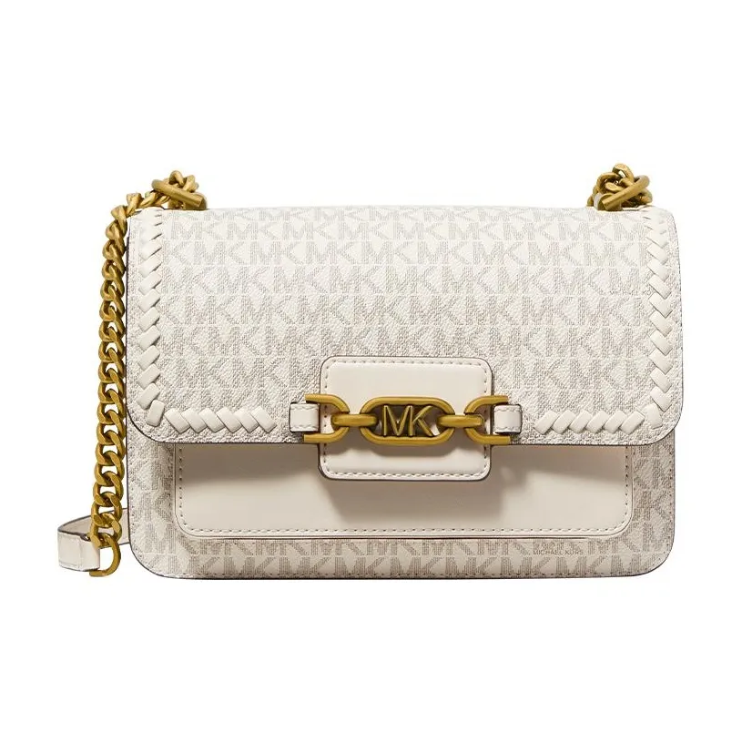 MICHAEL KORS Artificial Leather Backpack Shoulder Bag Crossbody Bag Large Size Women's Cream/Light Gray