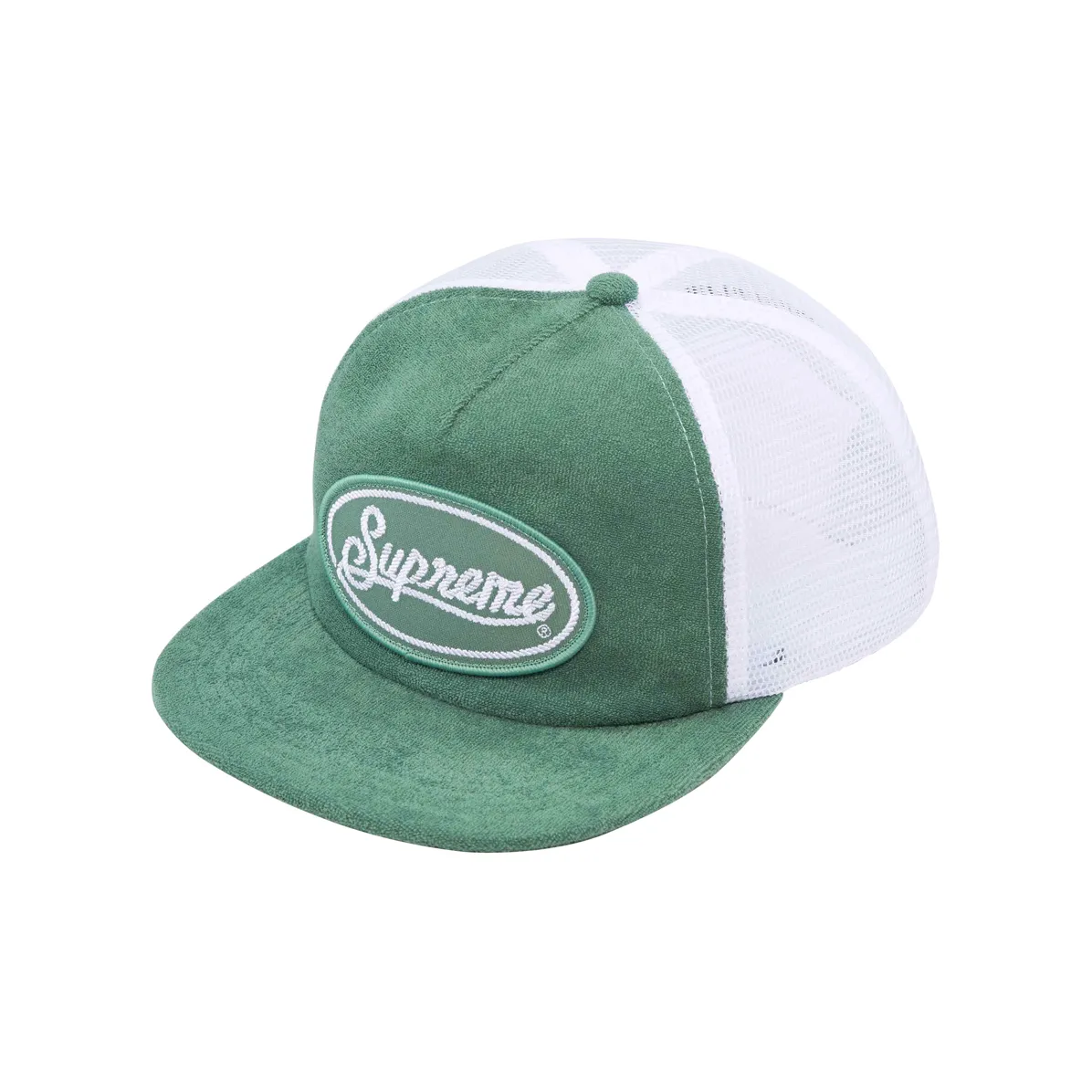 Supreme Хлопковая Смешанная Кепка Унисекс Зеленая