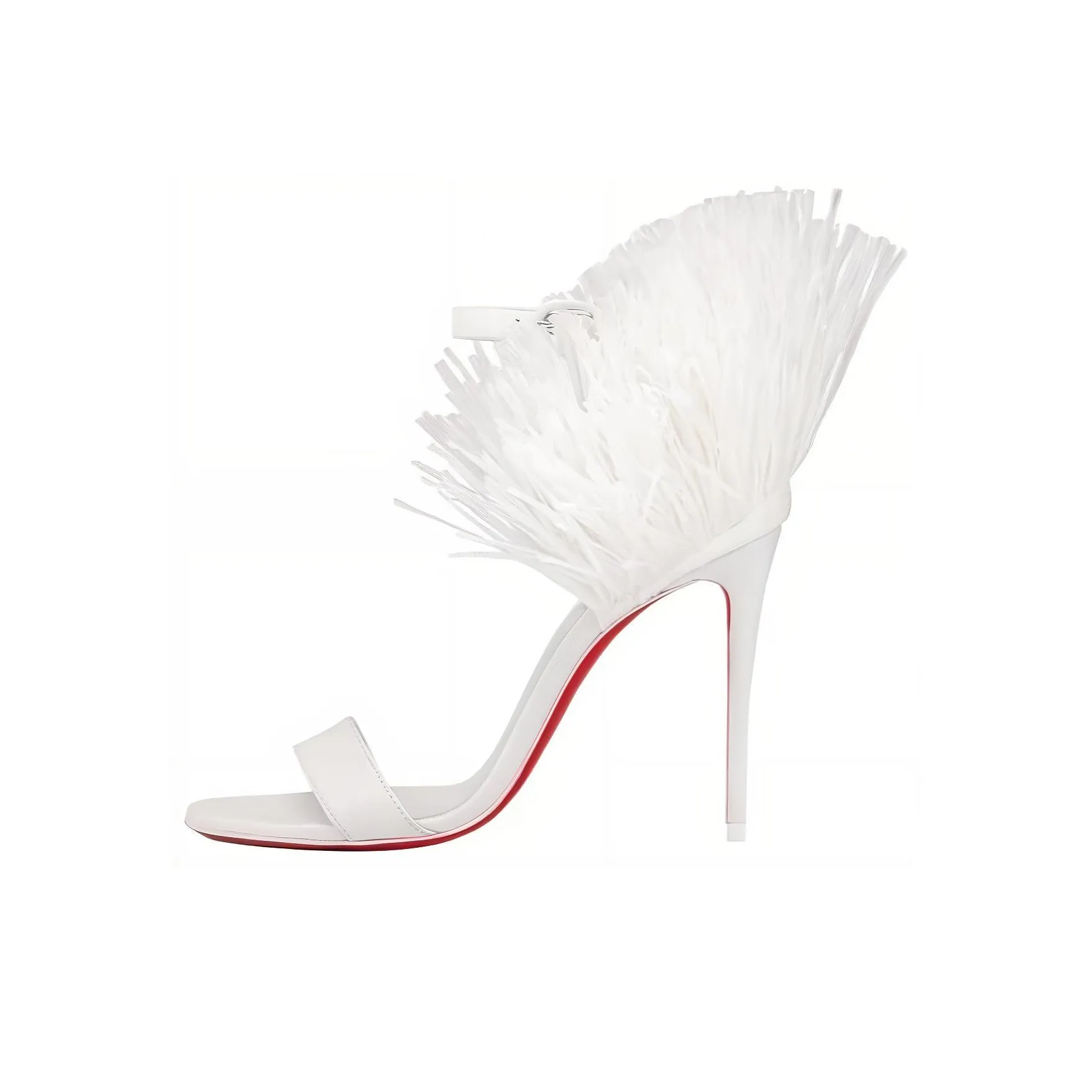 Christian Louboutin Loubigirl Raffia Strappy Sandals Women's