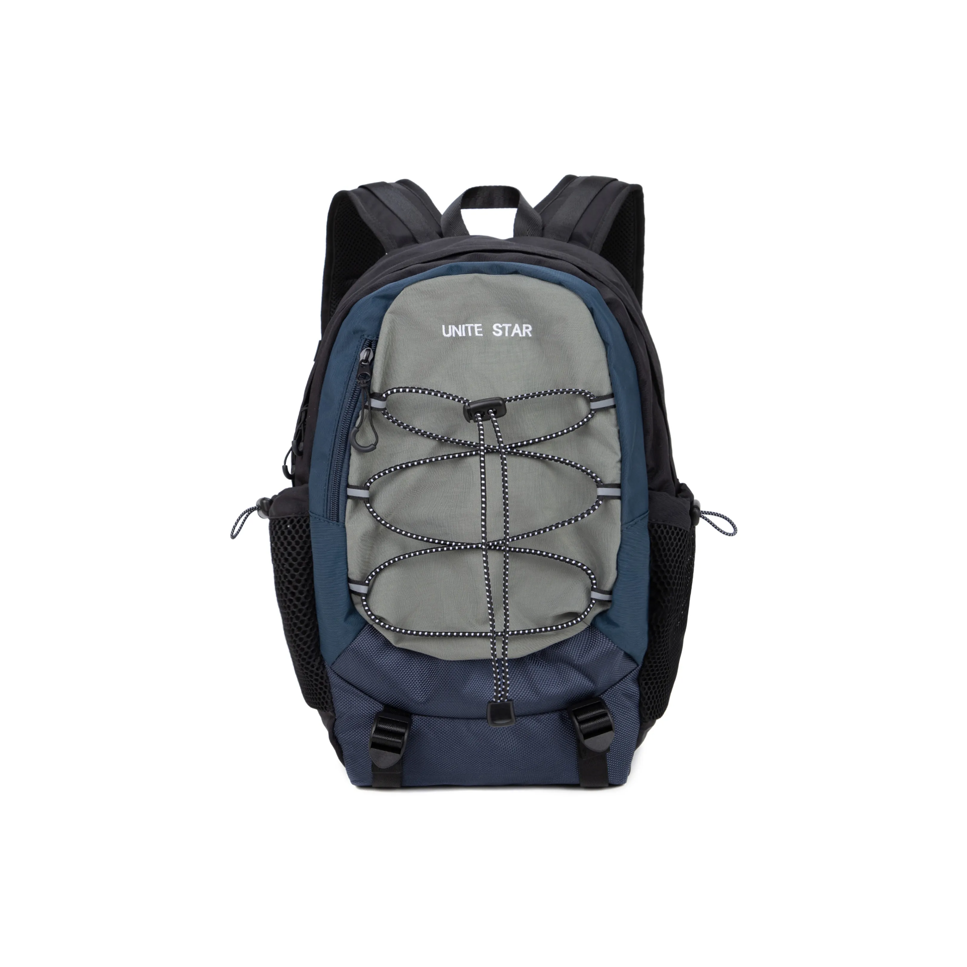UNITE STAR Нейлоновый рюкзак среднего размера унисекс черный фиолетовый серый синий серый