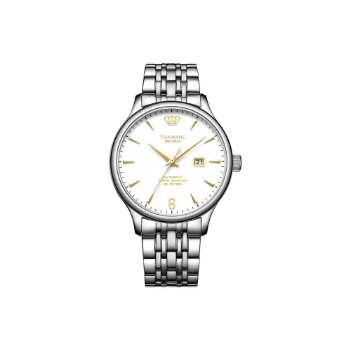 TIAN WANG Механический Movement Мужские Kunlun Часы 41,5mm*41,5mm*11mm Белый
