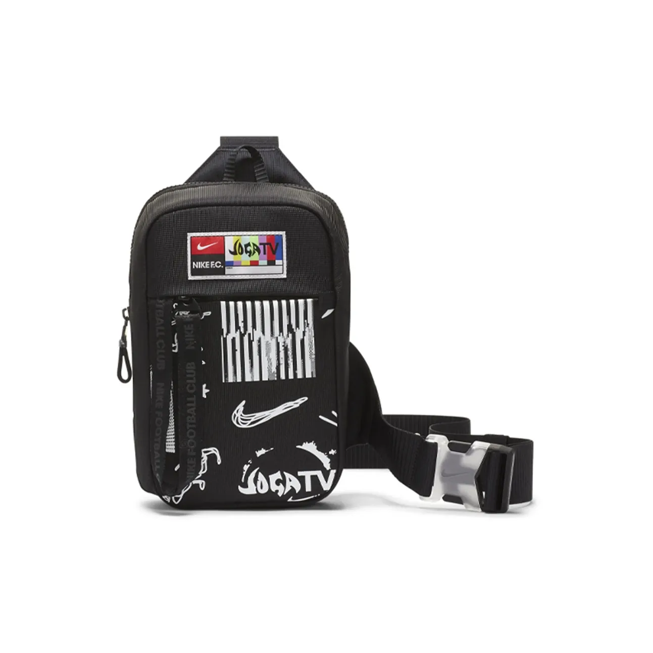 Nike Fabric Crossbody Bag, Sling Bag, Fanny Pack Regular Unisex Black