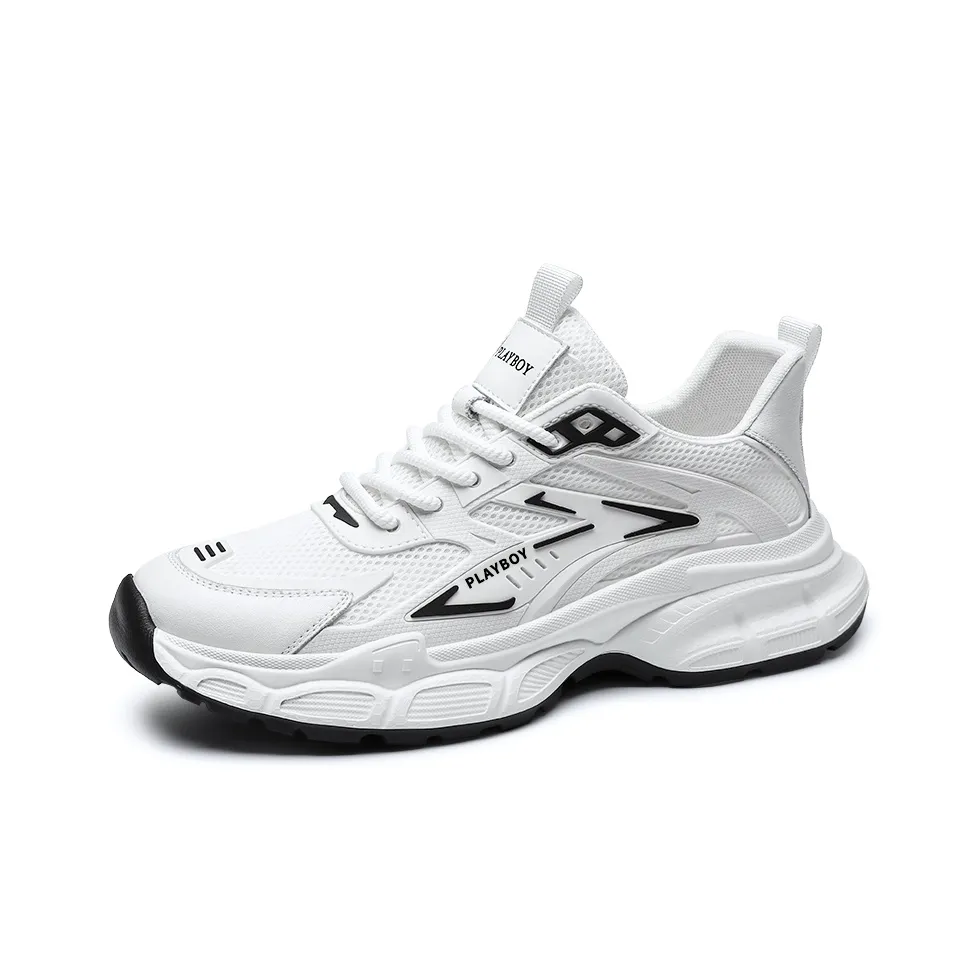Playboy Running Shoes Flyknit Mesh Athletic Shoes Men's