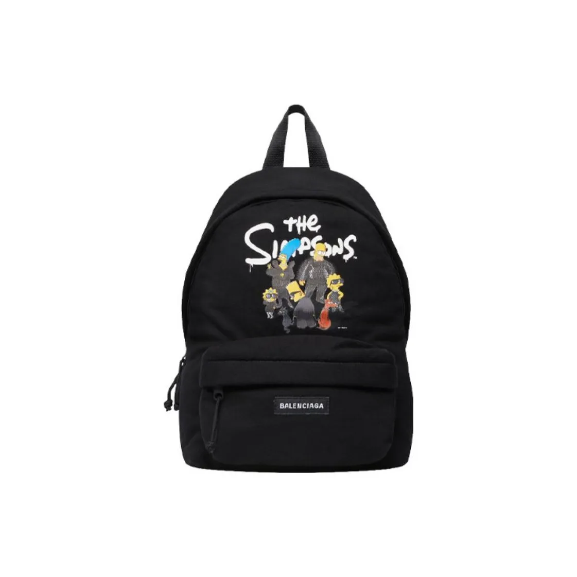 Balenciaga Cotton Backpack Unisex Black