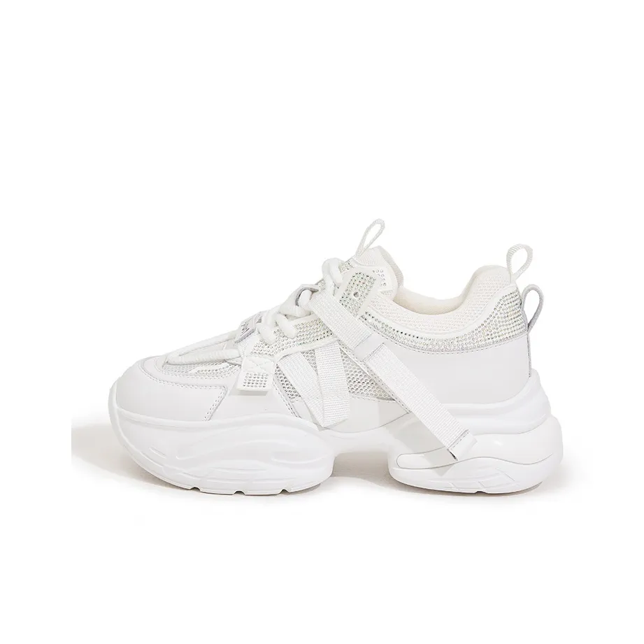 Milan Love Song Износостойкий и Легкий Низкий Топ Кроссовки с Толстой Подошвой Женские