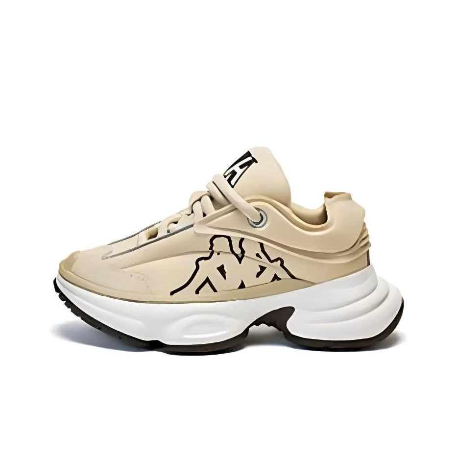 KAPPA Спина к Спине Устойчивая к Износу Низкая Подошва Топ Толстая Кроссовки Женские Хаки