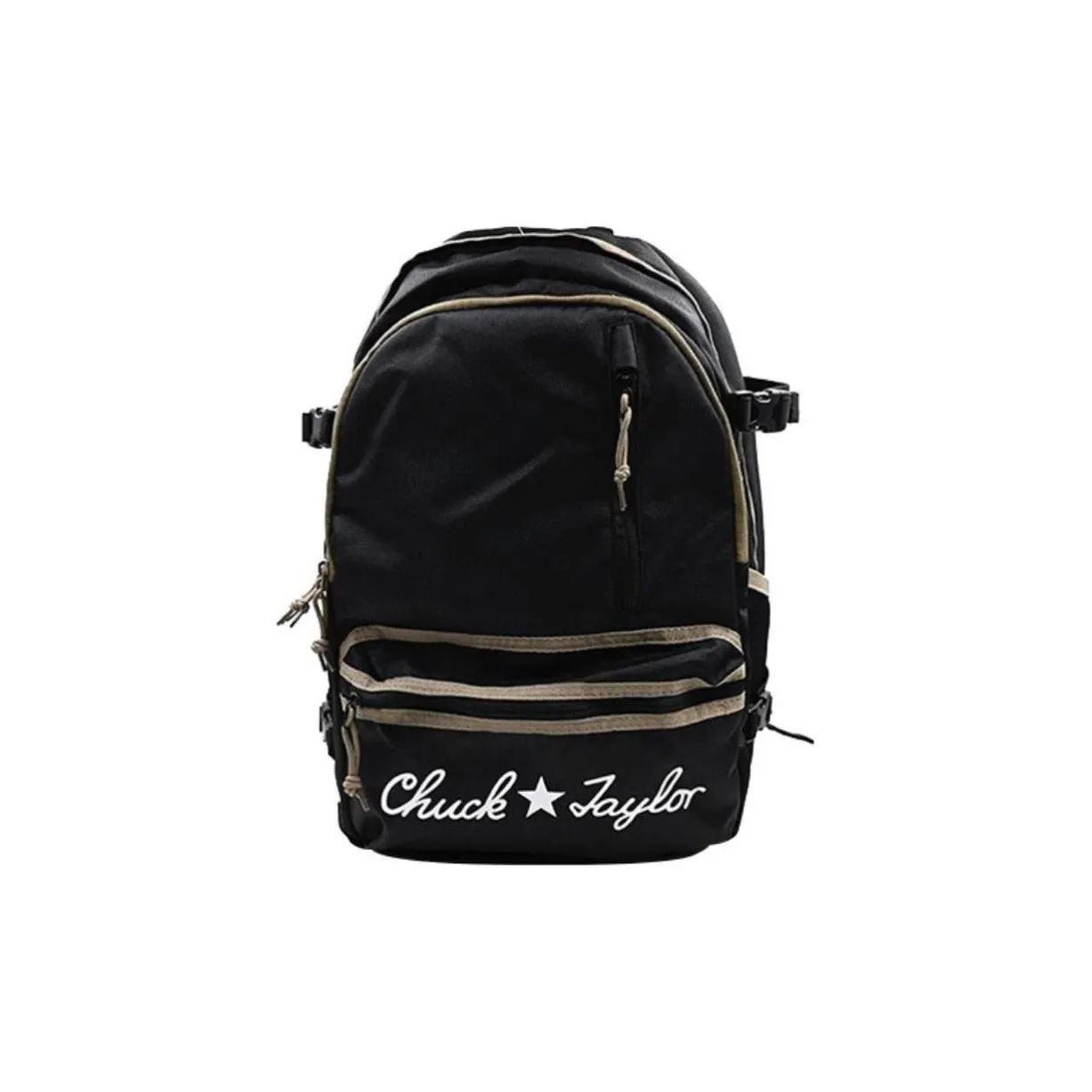 Converse Polyester Backpack Regular Women's Black Brown