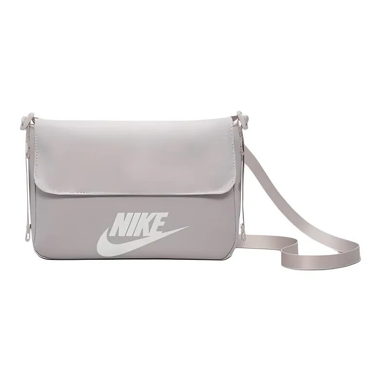 Nike Ткань Сумка через плечо Сумка на плечо Женская Серый Фиолетовый и PEAK Белый