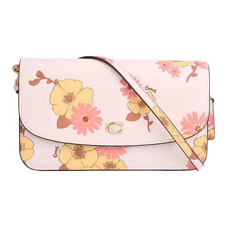 COACH Hayden Галечная кожа Сумка через плечо Сумка на плечо Женская Белая