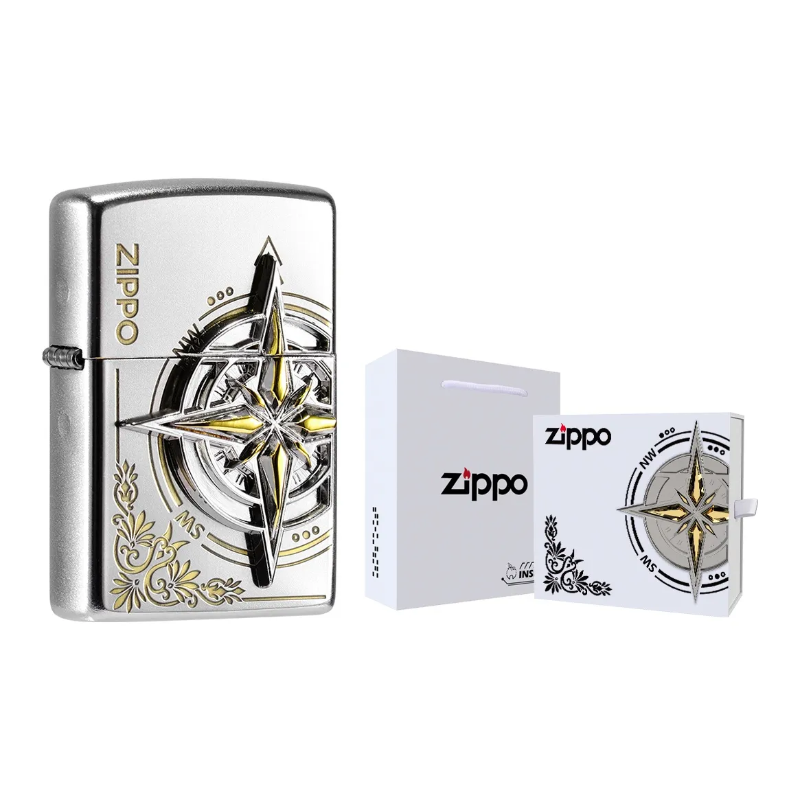 ZIPPO Popular series love guide stickers windproof practical kerosene lighter