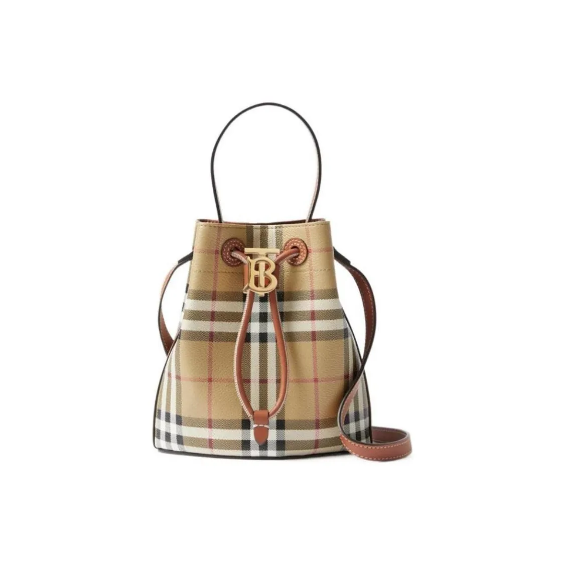 Burberry Polyurethane Bucket Bag, Shoulder Bag, Crossbody Bag Mini Women's