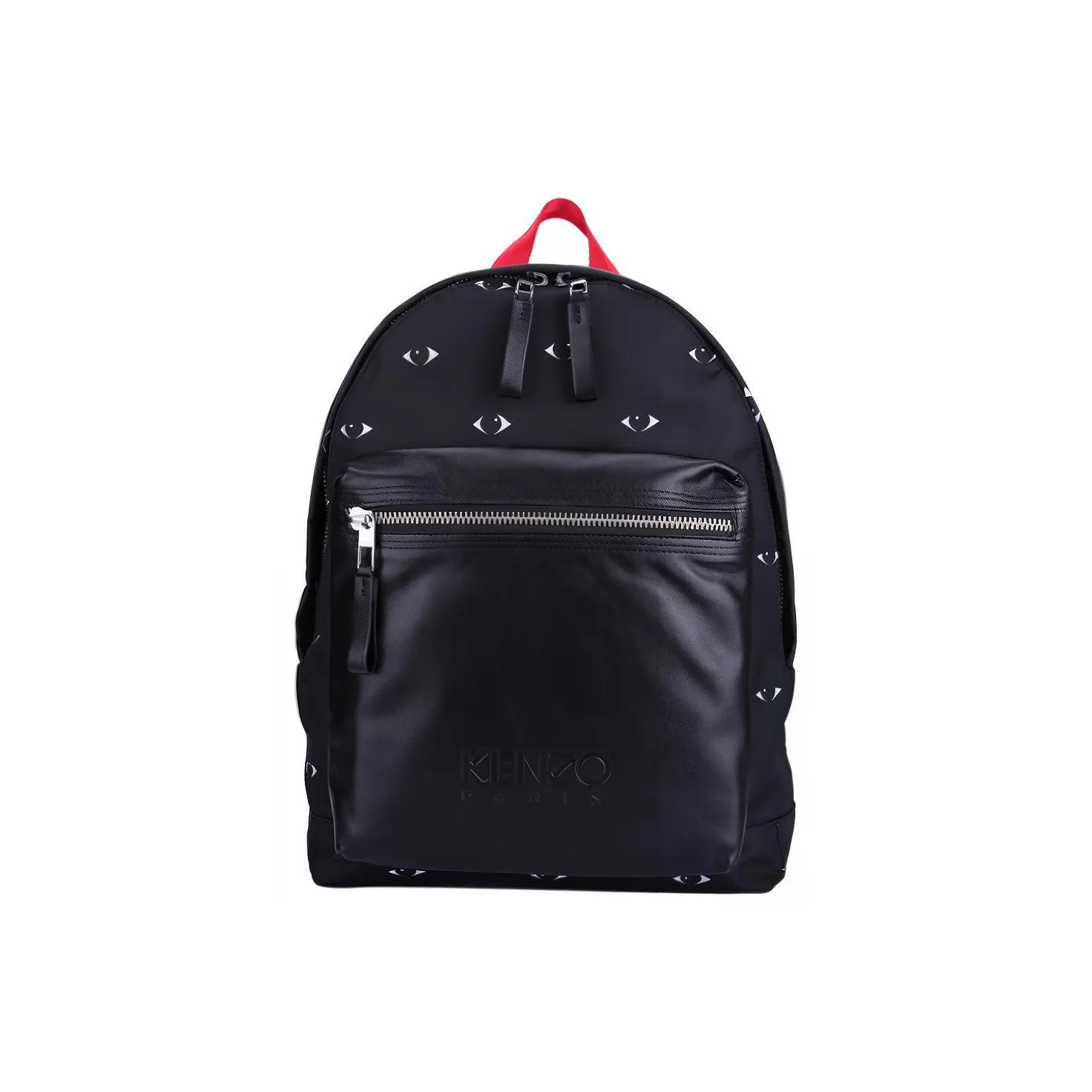 KENZO Fabric With Leather Backpack Men's Black