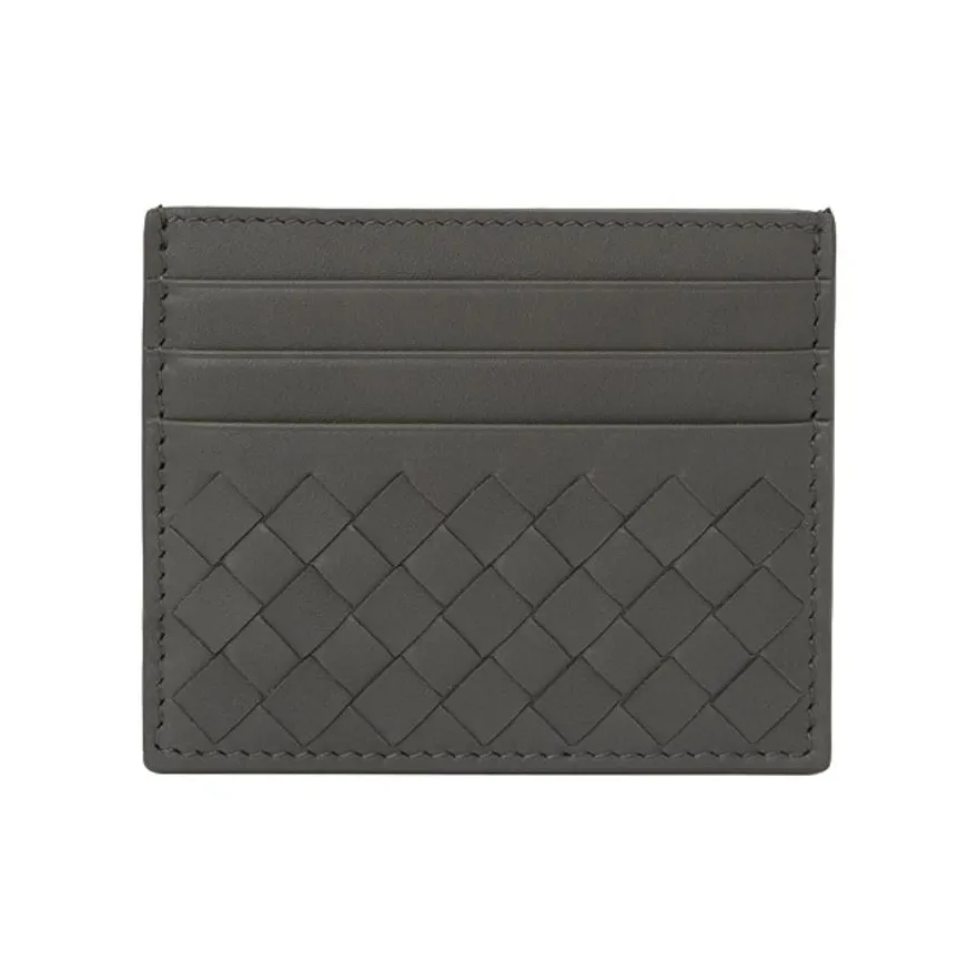 Bottega Veneta Коровья кожа Держатель для карт Унисекс Серый