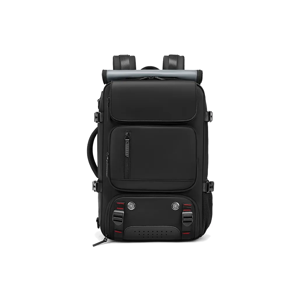 OUTWALK Nylon One Shoulder Portable Backpack Large Size Unisex Black, Army Green, Green, Light Gray, Jasper