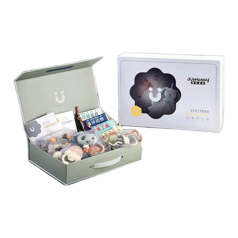 Julebaby Новорожденный Малыш 1 Месяц Старый Мягкая Мячик Коробка С Кольцом Для Зубов Безопасный Для Использования В Рту