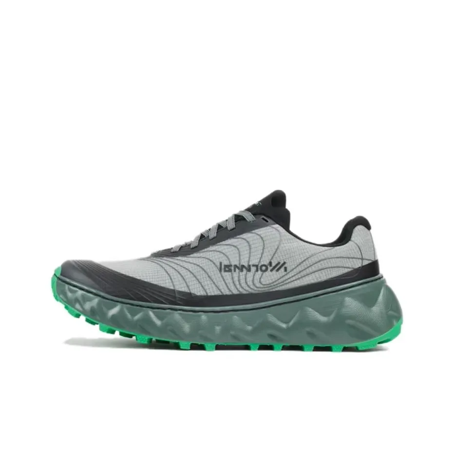 NNormal Амортизация Износостойкие Низкие Кроссовки для Бега Женские Серый Зеленый Черный