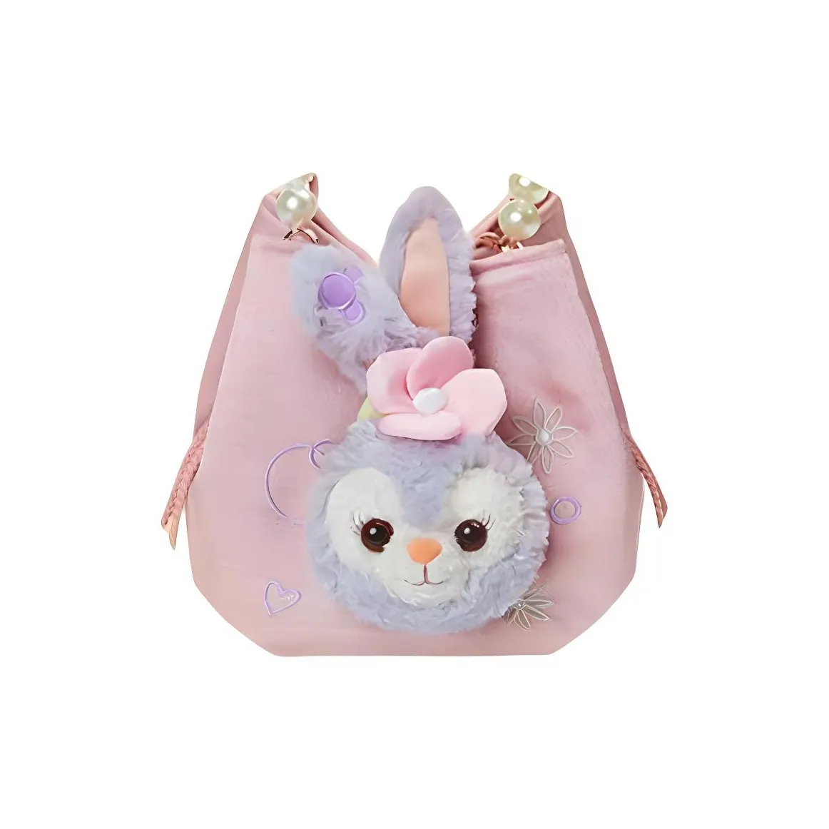 Disney Summer Series Bubble Boobs Polyester Handbag Shoulder Bag Crossbody Bag Regular Unisex Pink