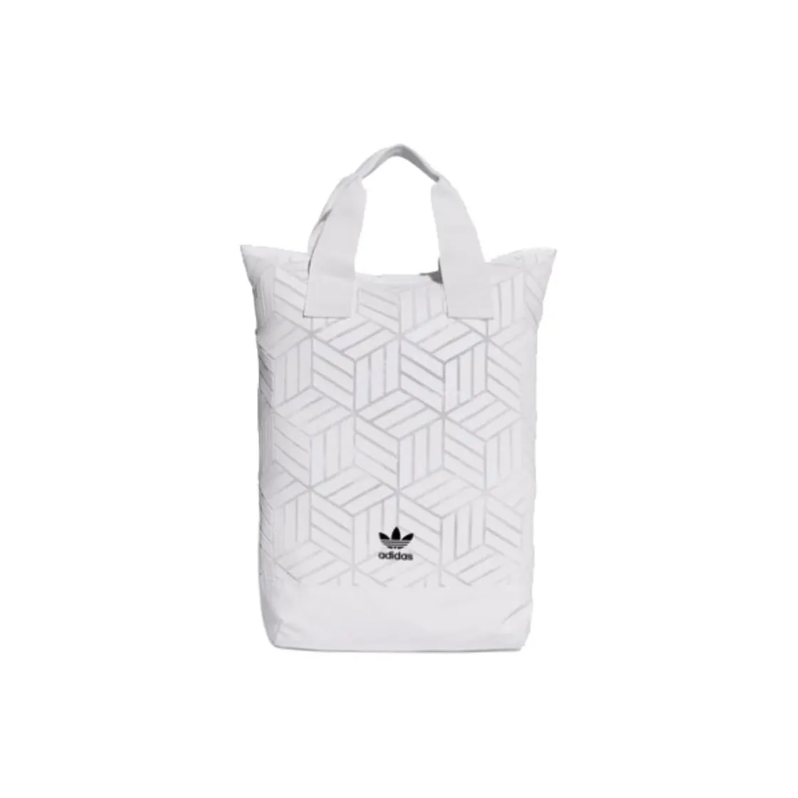 Adidas Originals Issey Miyake, Collaboration Polyurethane Artificial Leather Backpack Unisex White