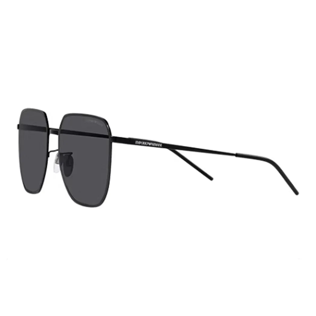 EMPORIO ARMANI Metal Irregular Shape Sunglasses Unisex Black