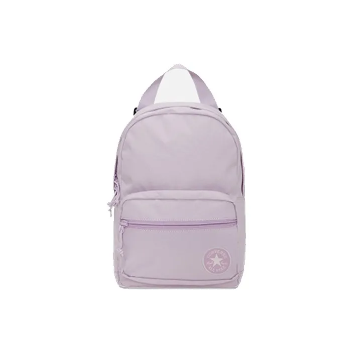 Converse Polyester Backpack Small Women's Gray Purple