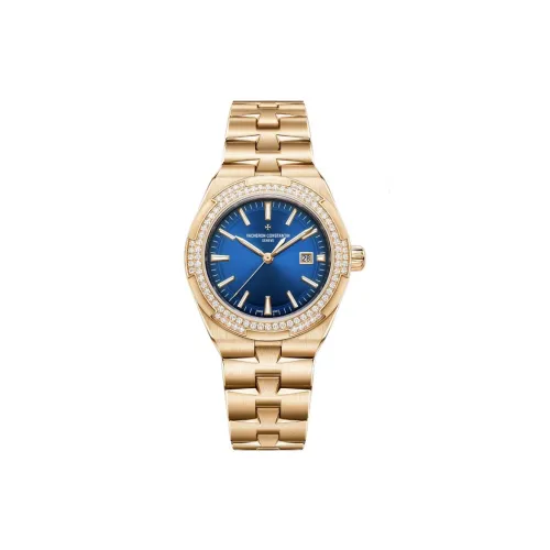 Vacheron Constantin Автоматический Механический Movement Женские Часы Longitudinal and Lateral Collection OVERSEAS 35 мм Синий