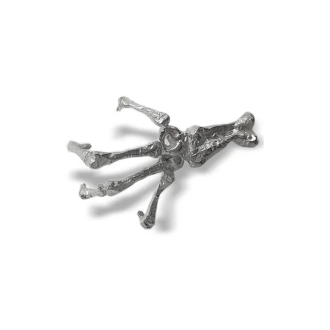 QuriouStone Белое золото с медным покрытием серьги-гвоздики унисекс