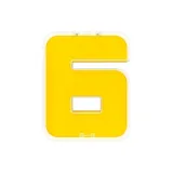 숫자 6 벽걸이 수납 선물 포장 (조립 블록 미포함)