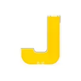 레터링 J 벽걸이 수납 선물 포장 (조립 블록 미포함)