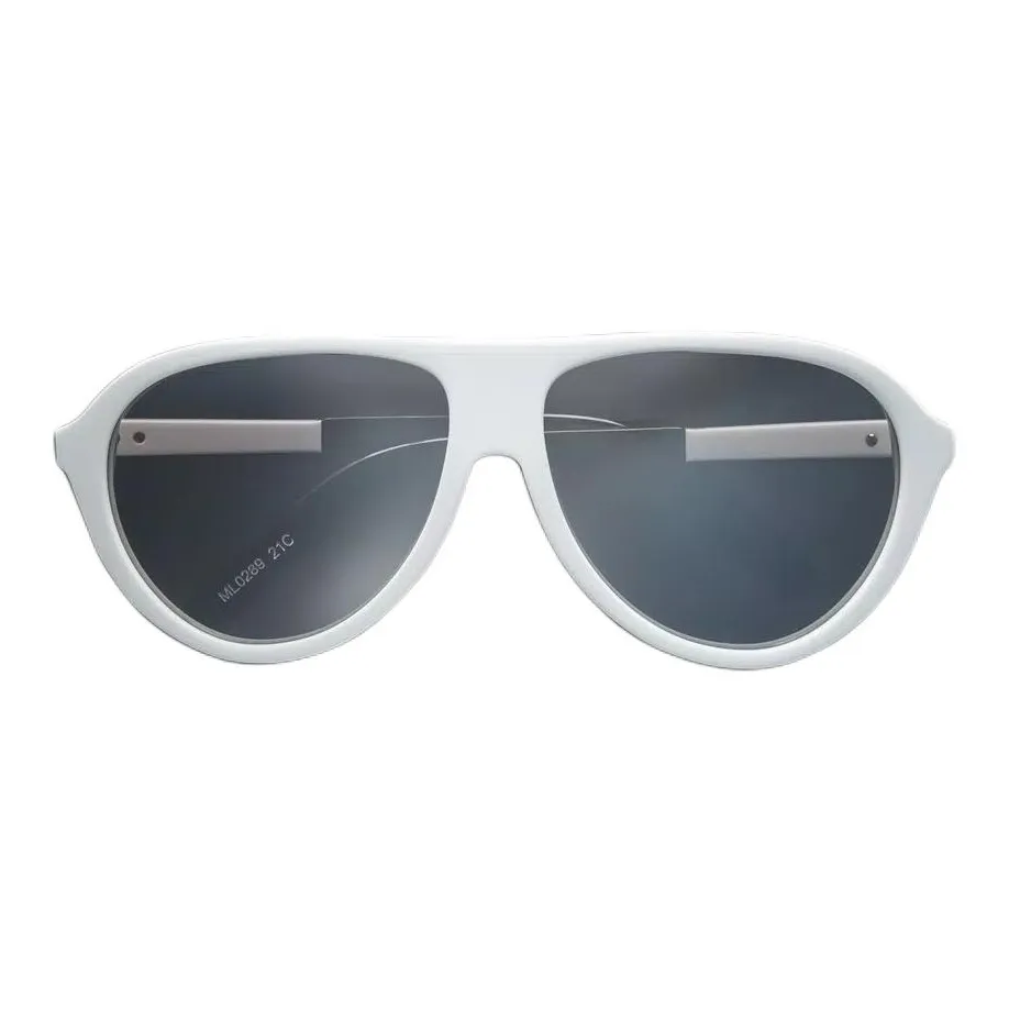 Moncler Aviator Sunglasses Men's White