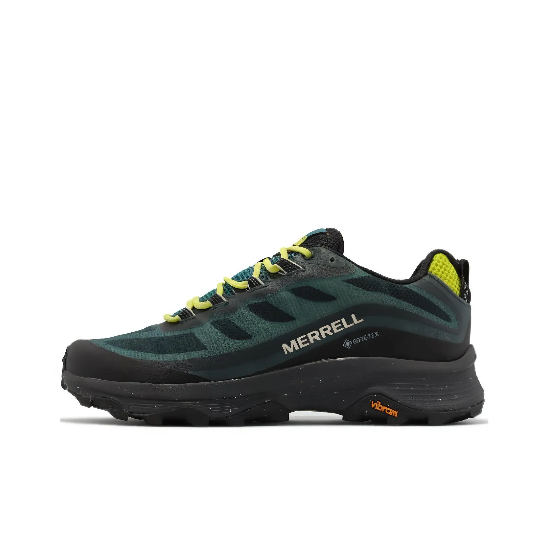 MERRELL Moab Speed GTX Амортизация Износостойкий Низкий Топ Уличная Обувь Мужская Черный Зеленый
