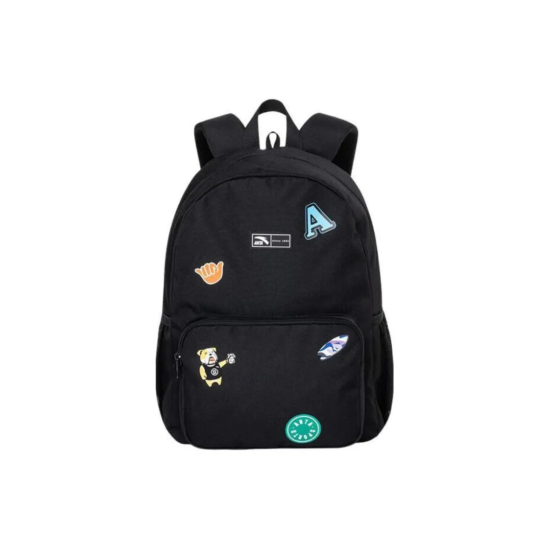 ANTA Холст Ноутбук Сумка Рюкзак Стандартный Унисекс Черный