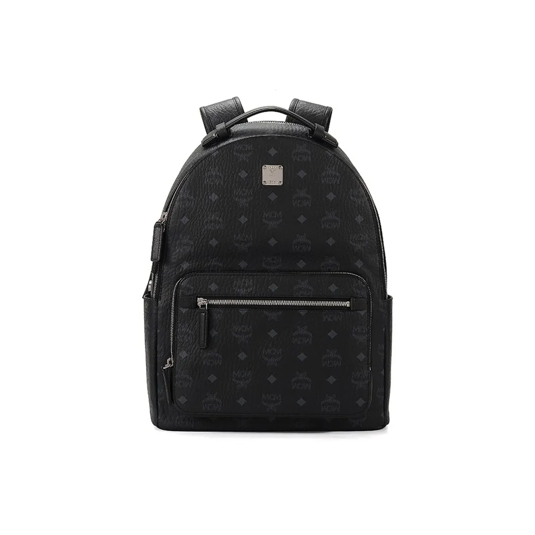 MCM Stark Backpack Visetos Monogram Black
