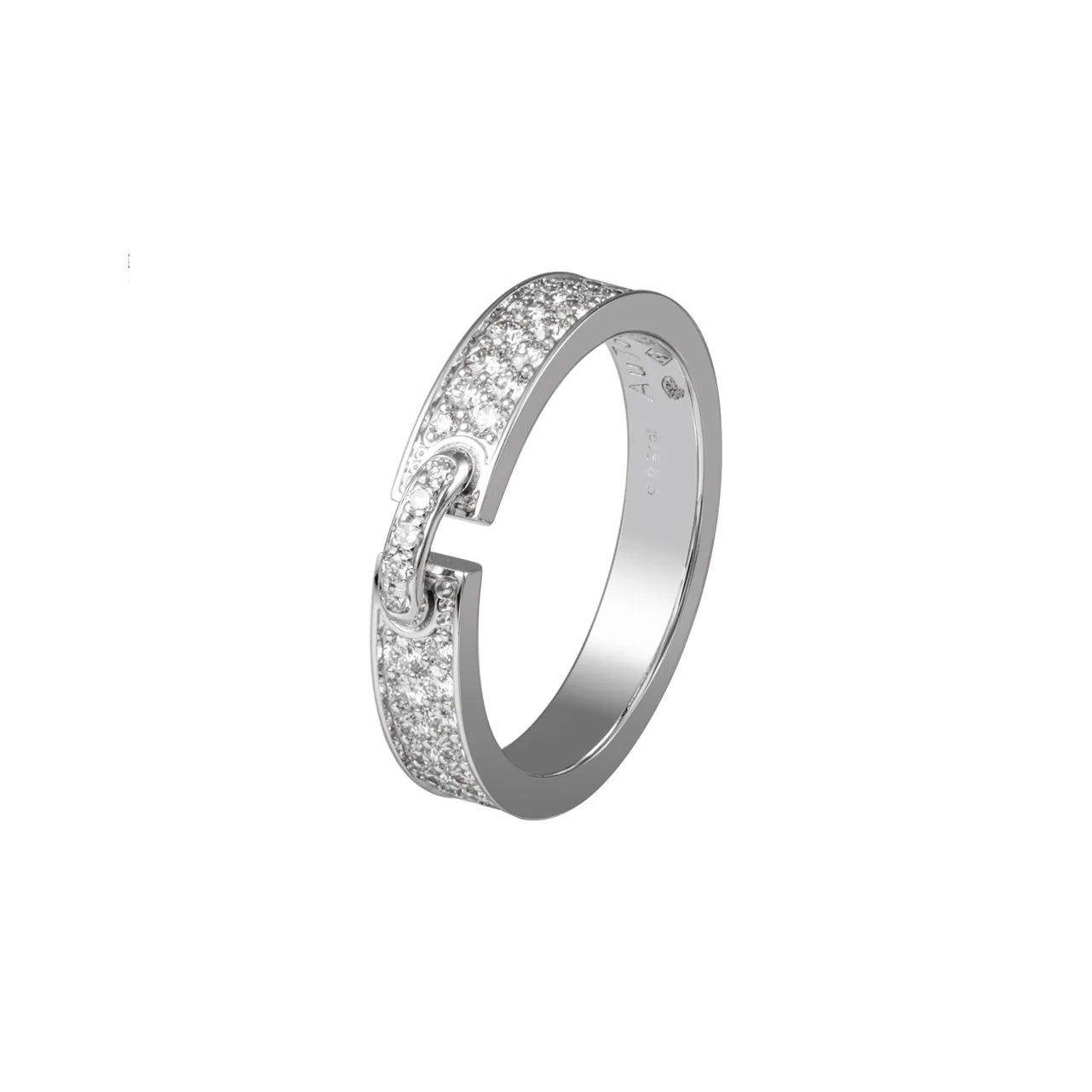 Chaumet Liens Lineage Lifetime Series 18K White Gold Rings Women's