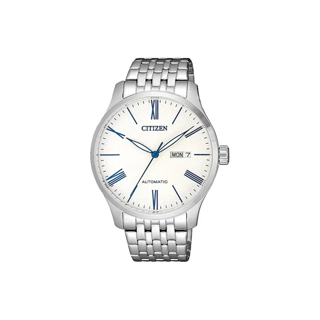 CITIZEN Mechanical Movement Stainless Steel Strap Watch 40mm Men's Watches White Dial