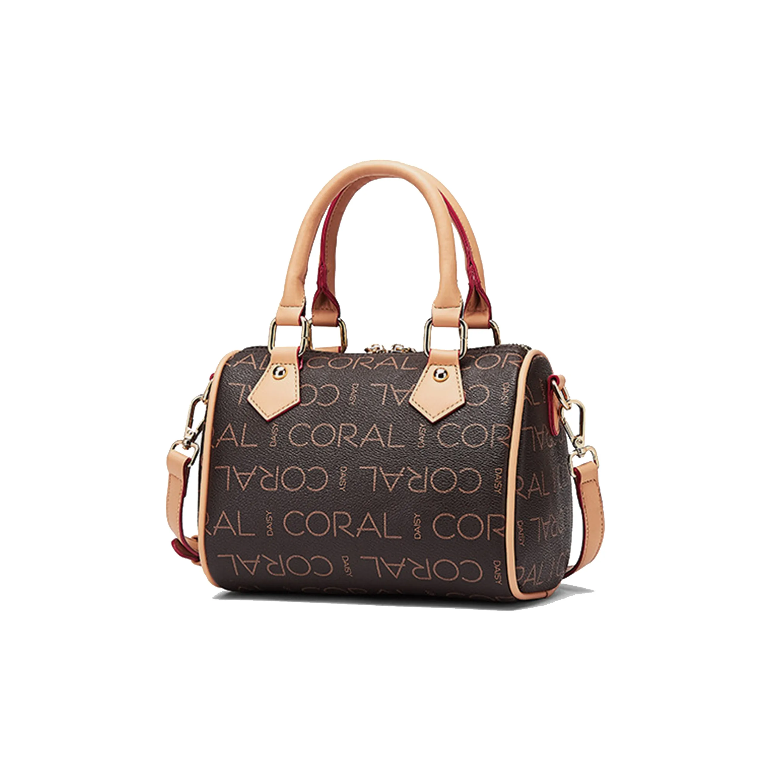 CORALDAISY Синтетическая кожа Одно плечо Сумка Женская Белая Абрикос