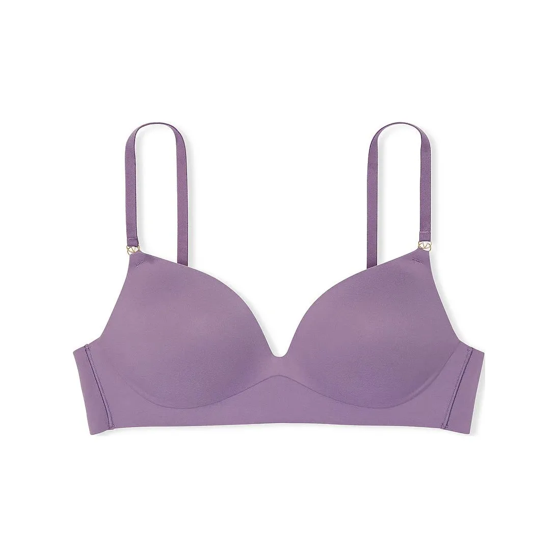 Victoria's Secret PINK LOVE CLOUD Wireless Push Up Bra/Frozen Plum Bra Women's Purple
