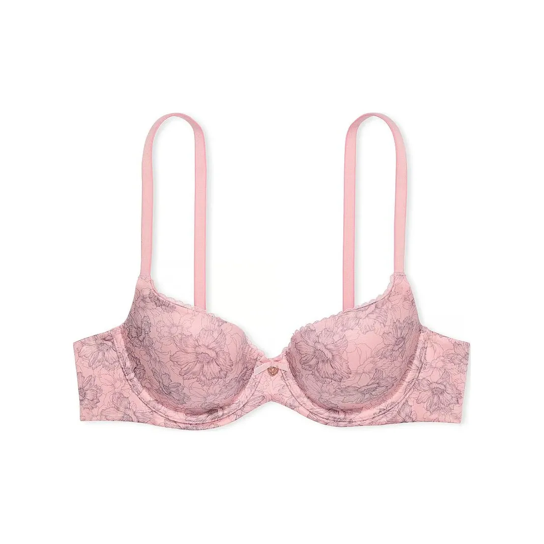 Victoria's Secret Pink Lightly Lined Smooth Demi Bra / Pink Bra Women's Pink Leucadendron
