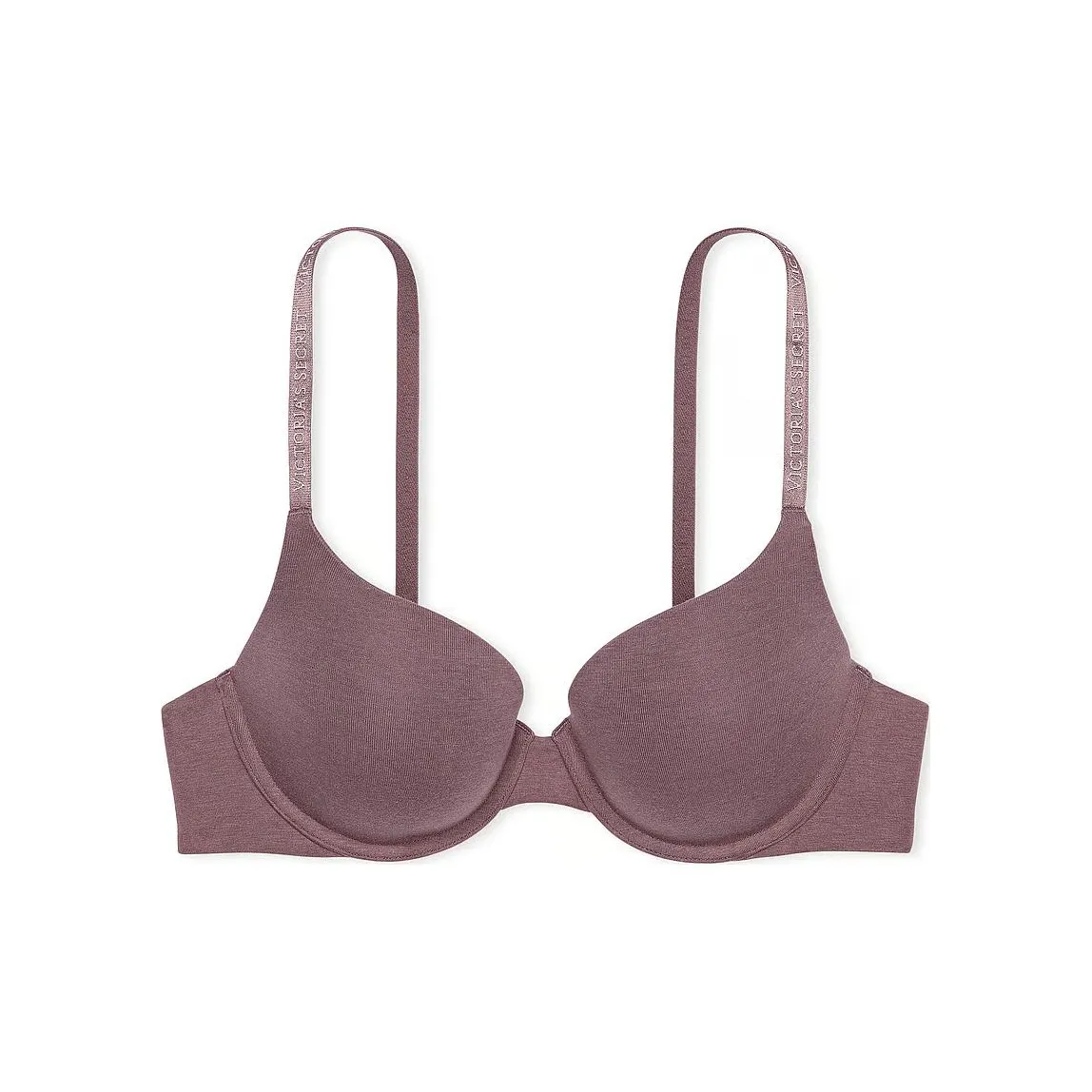 Victoria's Secret PINK THE T SHIRT Cotton Push Up Perfect Se Bra/CB Bra Women's Cocoa Blush